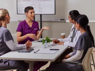 Healthcare Professionals talking