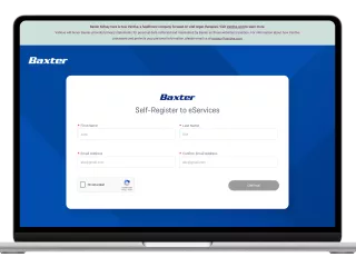 Vantive eServices sign on page